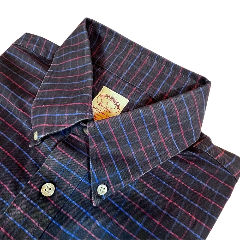 Brooks Brothers Blue‎ Madison fit, Casual Button Down Shirt